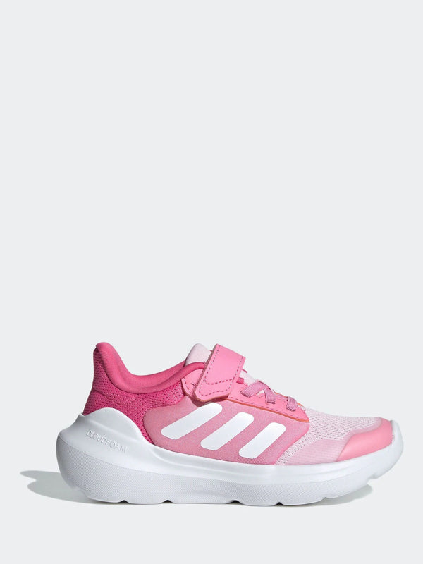 adidas Pink Tensaur Run 2.0 Hook and Loop Kids Trainers