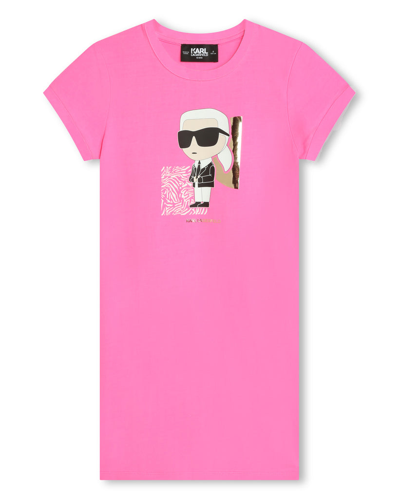 KARL LAGERFELD SS24 Ringer T-shirt Dress with Karl Iconic Sz 3 – My Little One Brands