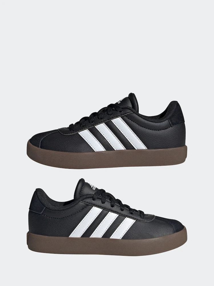 adidas Black/Tan VL Court 3.0 Trainers
