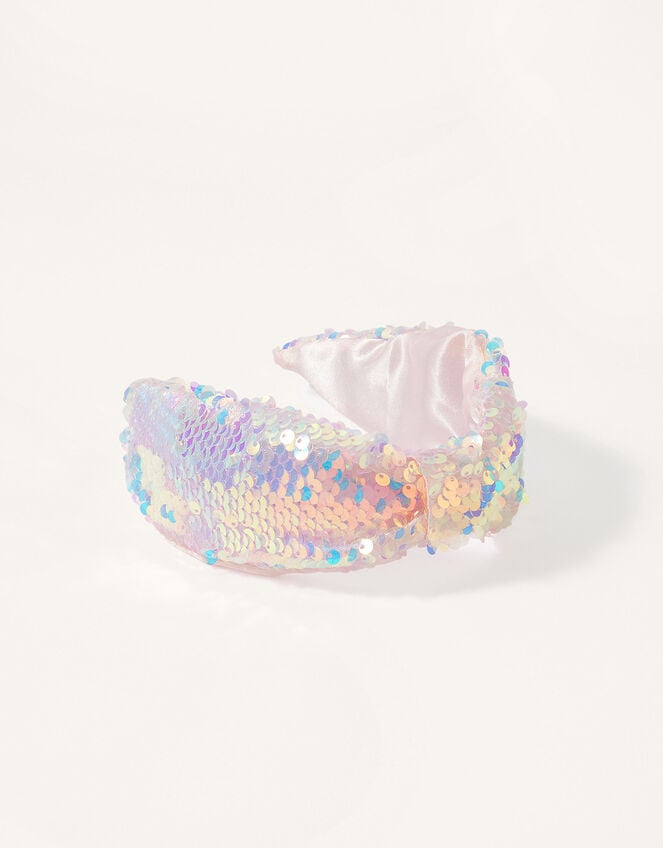 Mermaid Sequin Knotted Headband