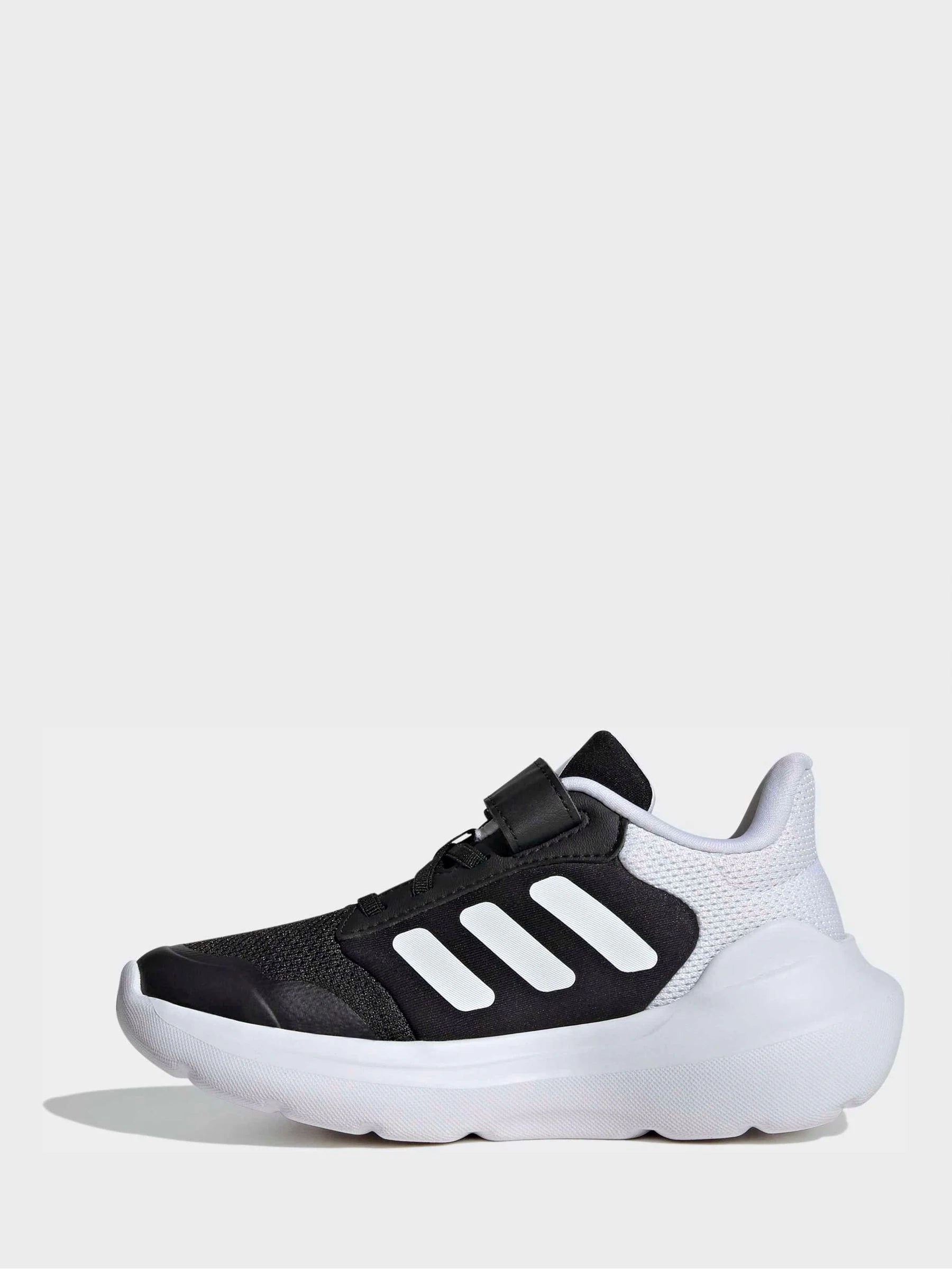 adidas Black/White Tensaur Run 2.0 Hook and Loop Kids Trainers