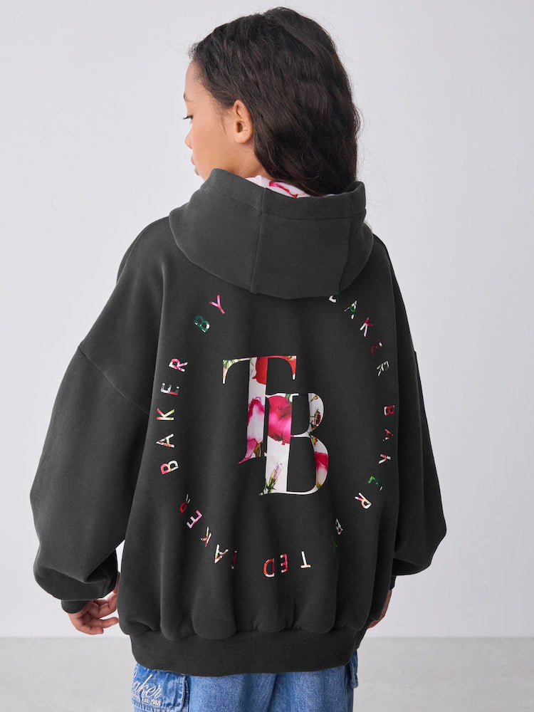 Baker by Ted Baker Oversized Back Print Hoodie