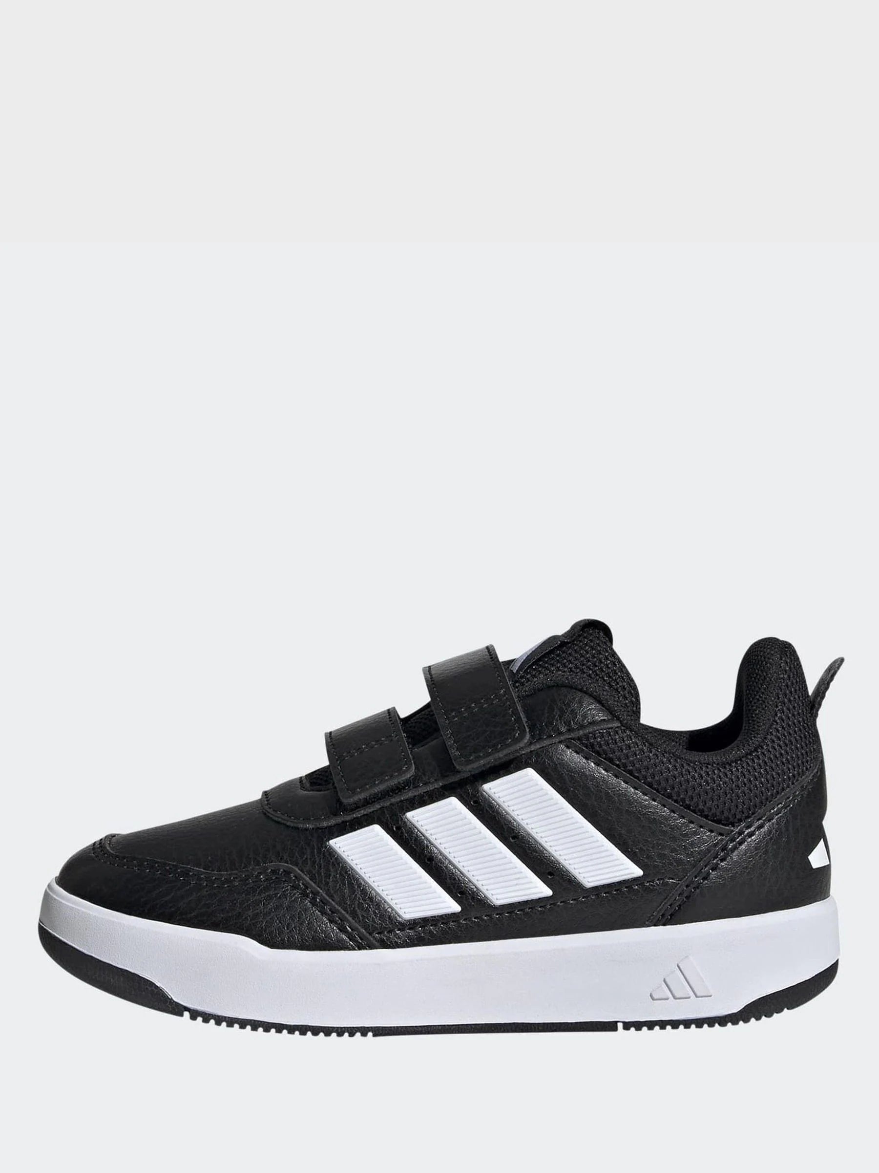 adidas Black/White Hook and Loop Tensaur Sport 3.0 Junior Trainers