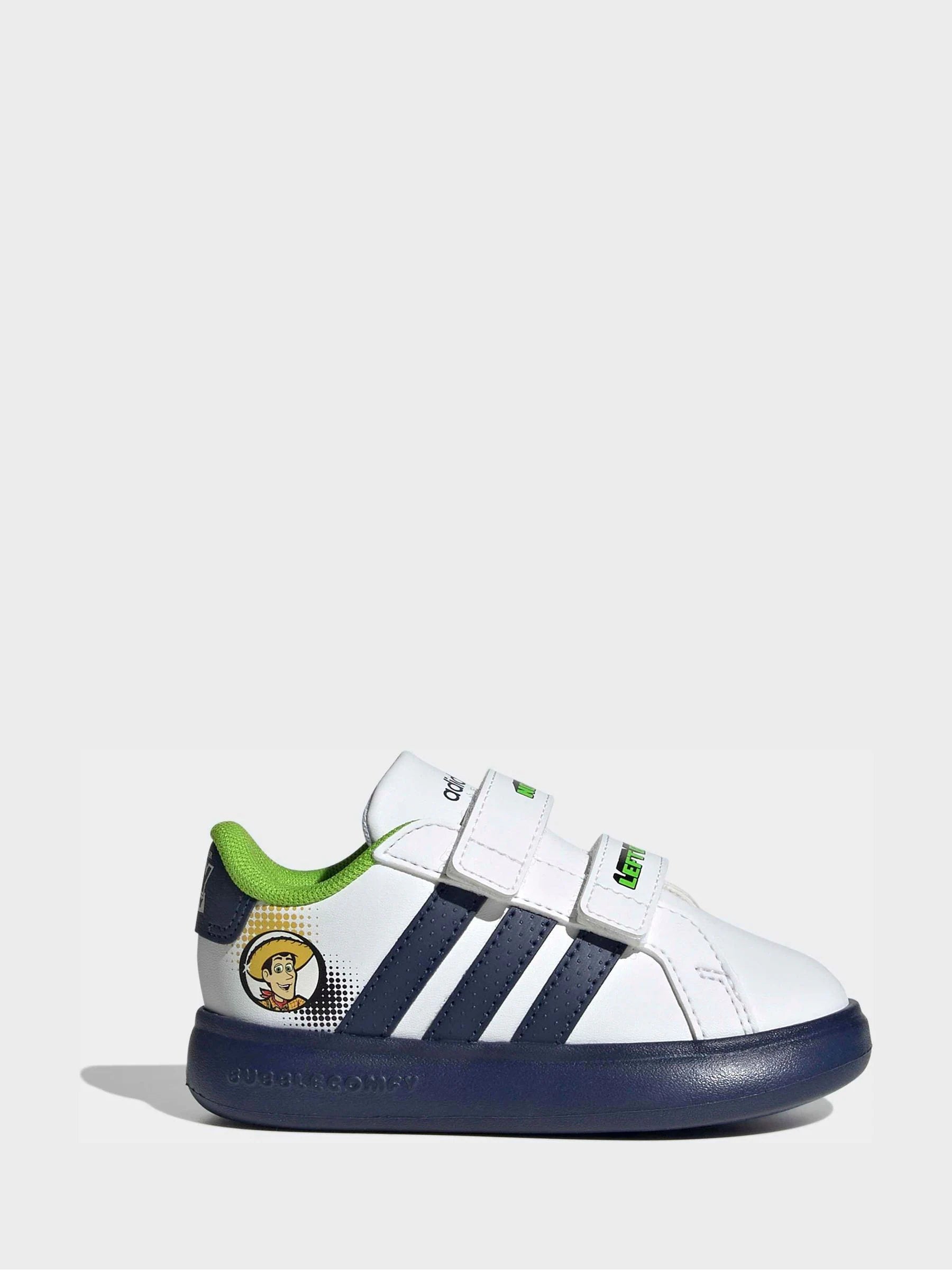 adidas White Grand Court Toy Story Trainers