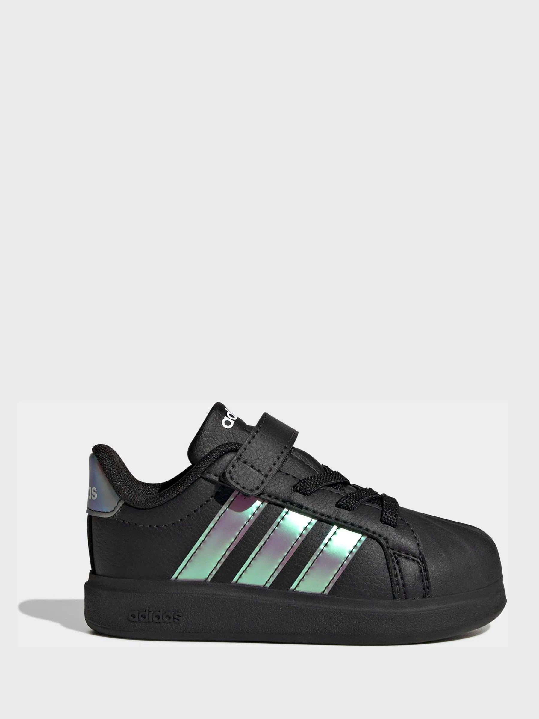adidas Black Street Talk Infant Trainers