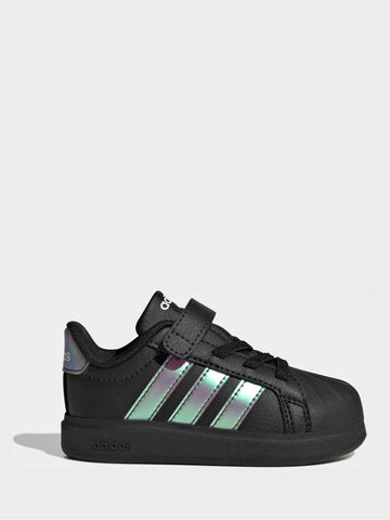 adidas Black Street Talk Infant Trainers