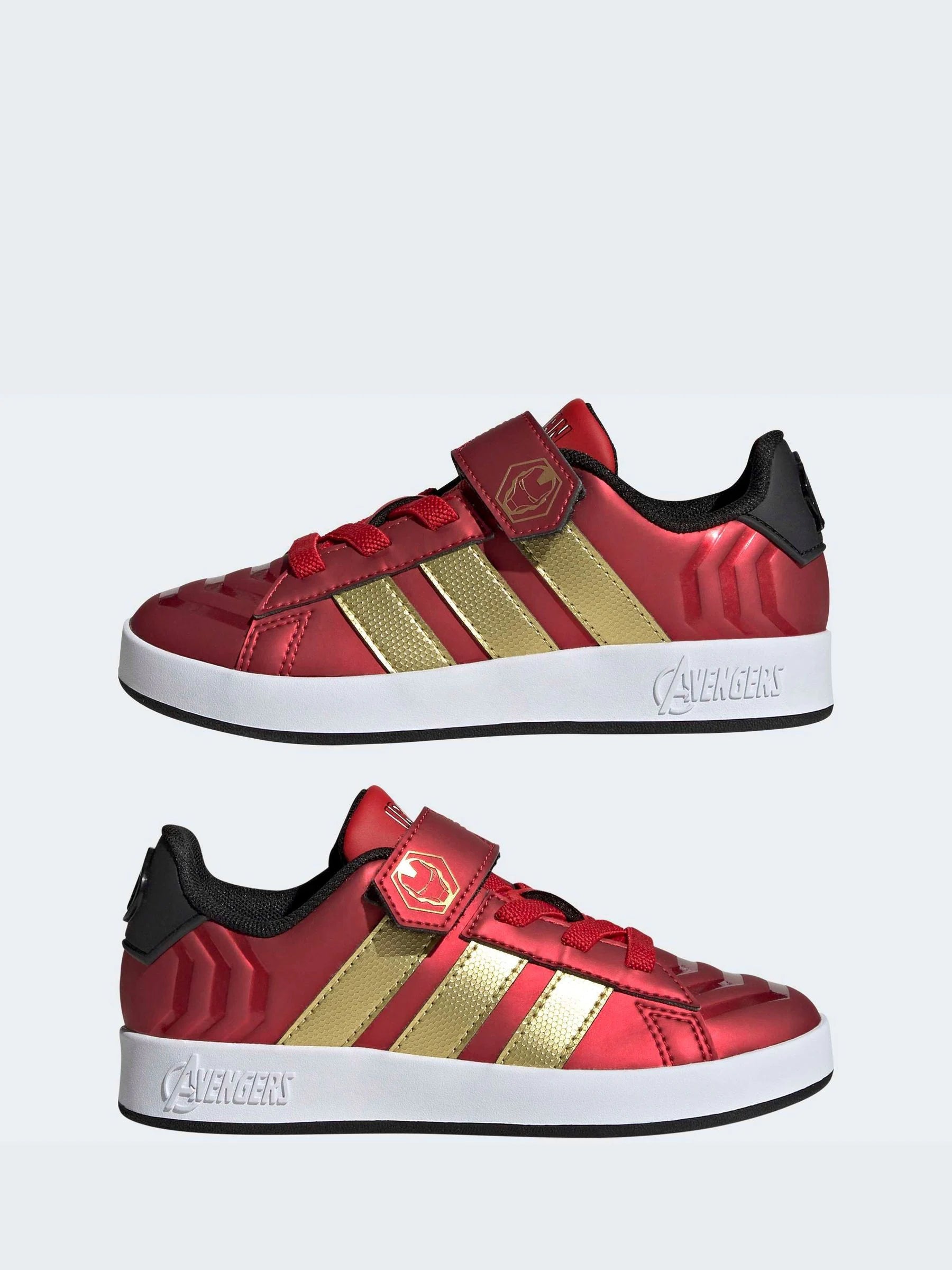 adidas Red Marvel Iron Man Grand Court Trainers