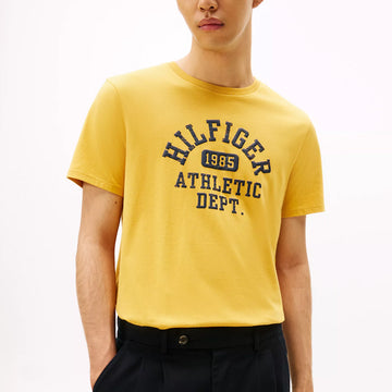 Men Logo Regular Fit Cotton T-Shirt XL