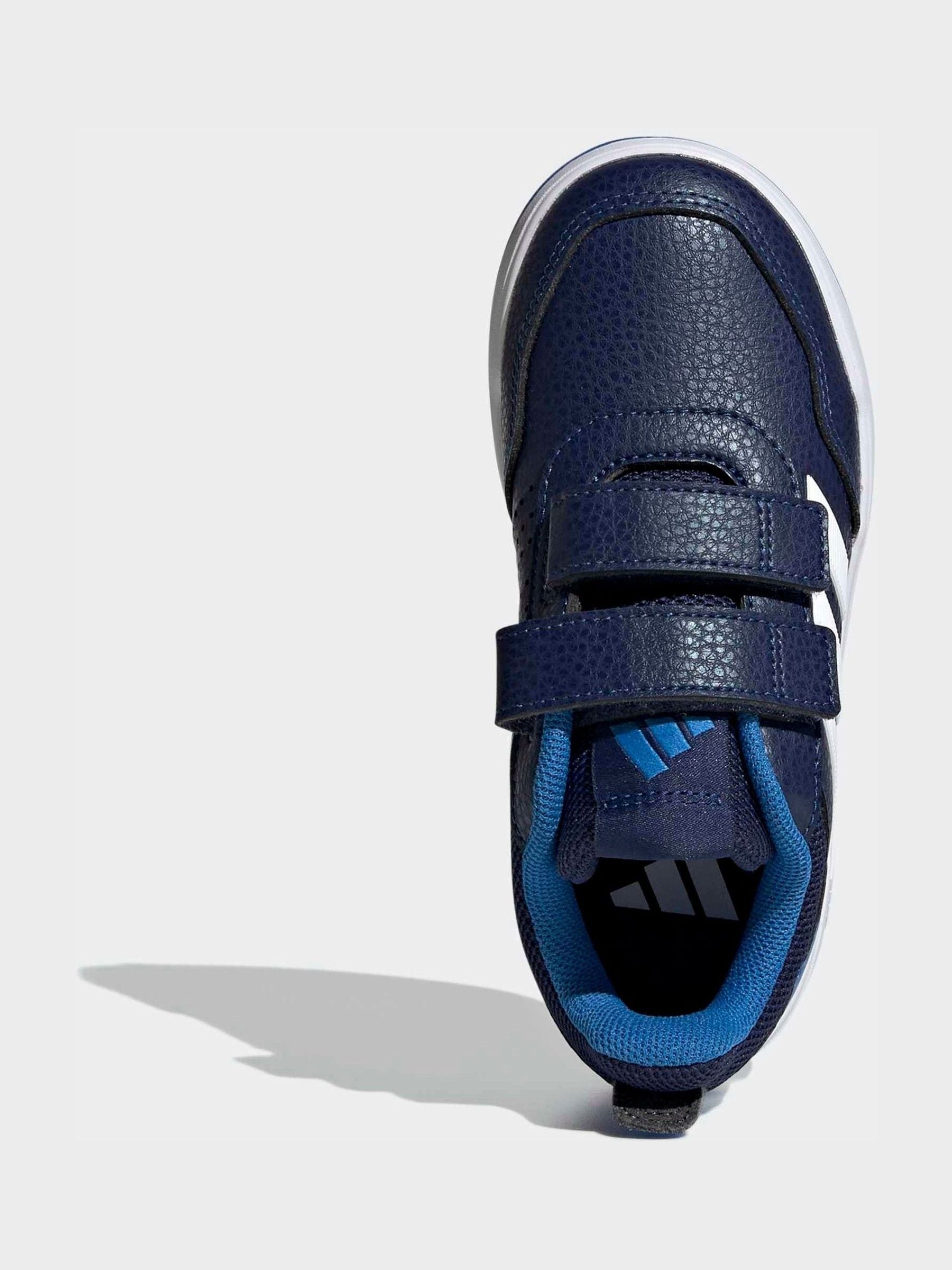 adidas Dark Blue/White Hook and Loop Tensaur Sport 3.0 Junior Trainers