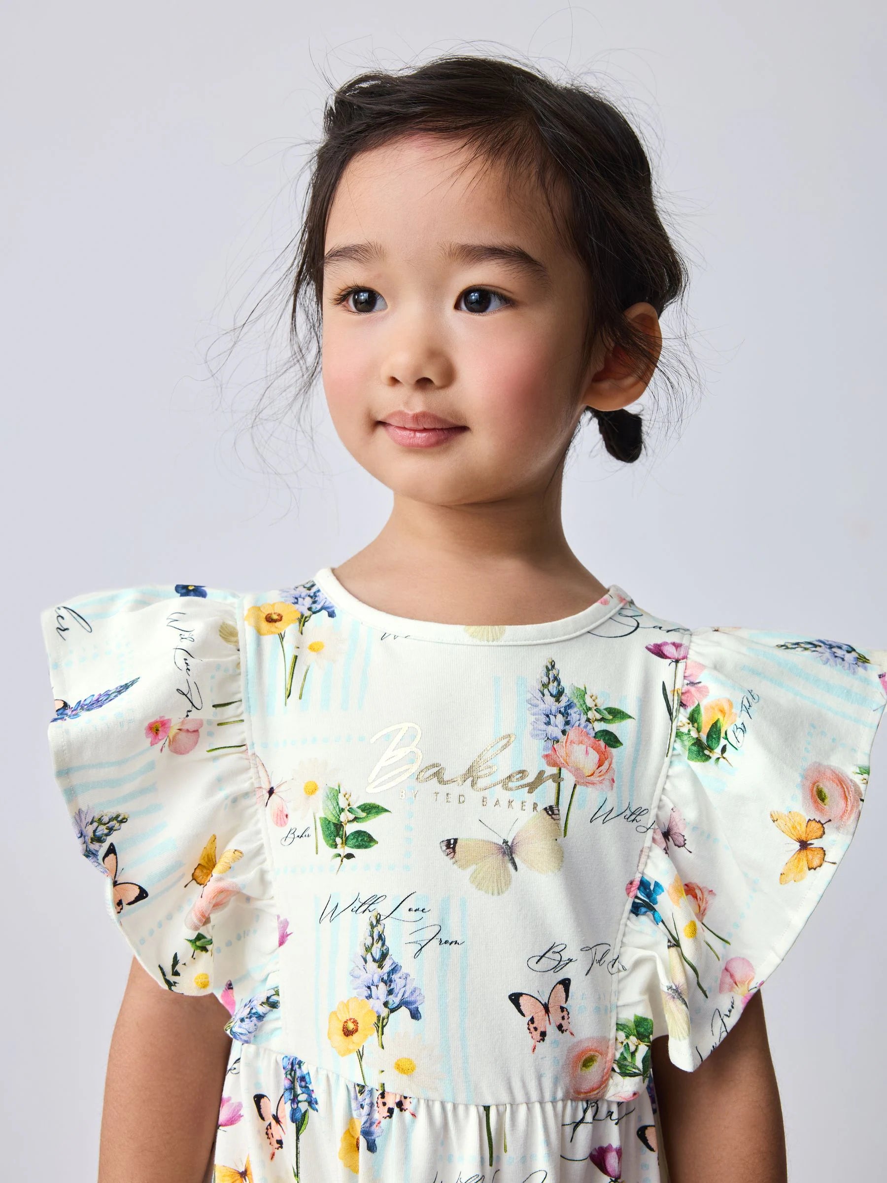 Baker by Ted Baker Printed Ruffle Jersey Dresses 2 Pack