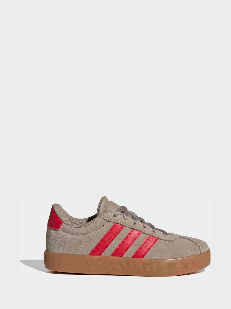 adidas Brown/Red VL Court 3.0 Trainers