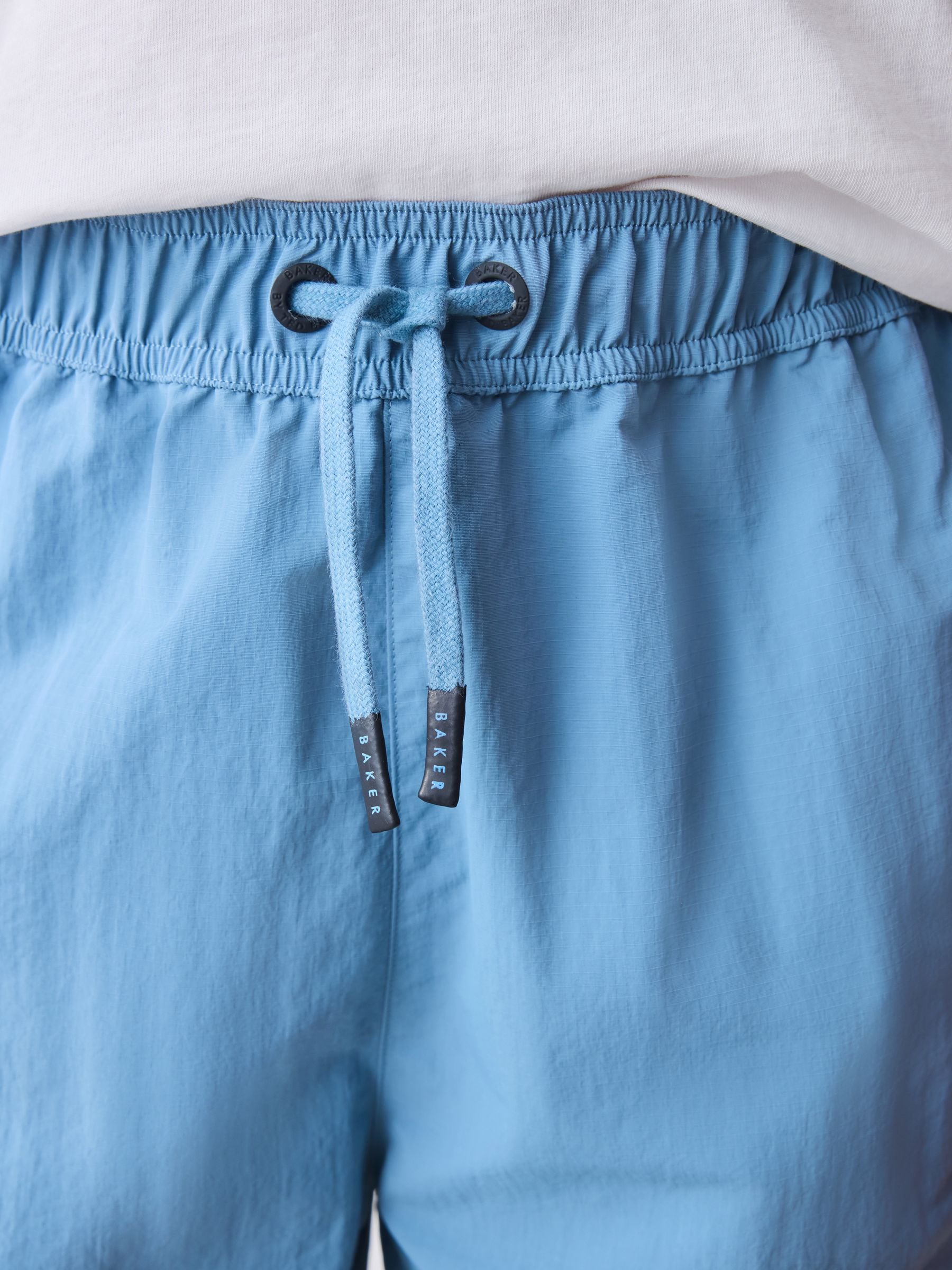 Baker by Ted Baker Blue Shirt, T-Shirt and Shorts Set