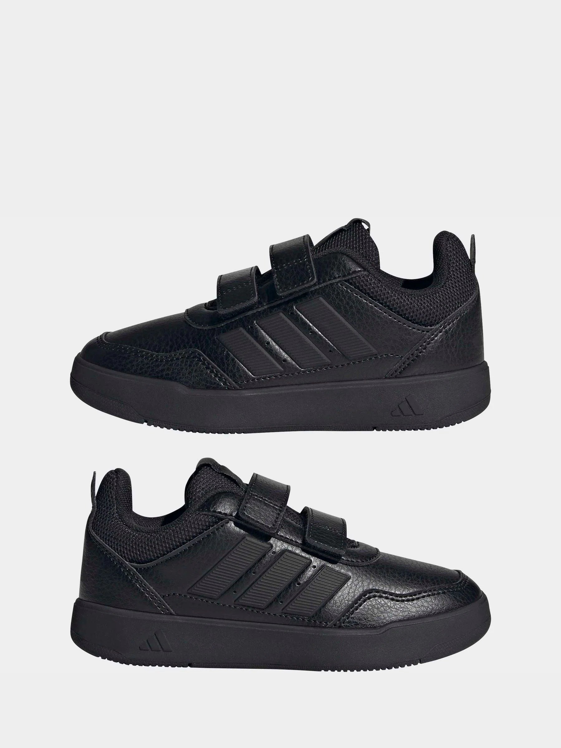 adidas Black Hook and Loop Tensaur Sport 3.0 Junior Trainers