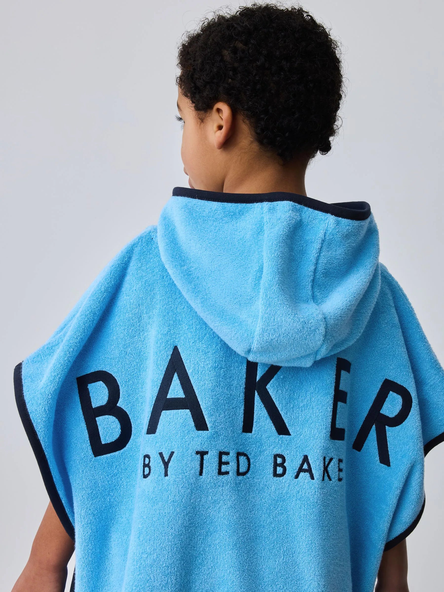 Baker by Ted Baker Blue Towelling Poncho
