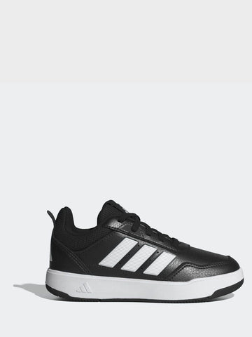 adidas Black Ground/White Hook and Loop Tensaur Sport 3.0 Junior Trainers