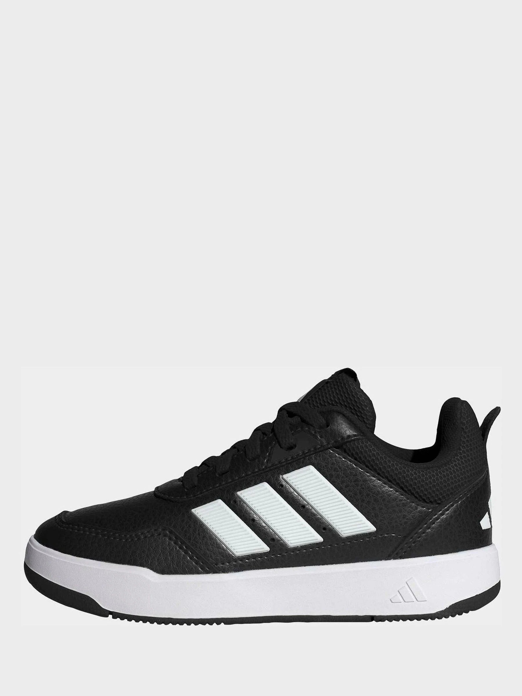 adidas Black Ground/White Hook and Loop Tensaur Sport 3.0 Junior Trainers