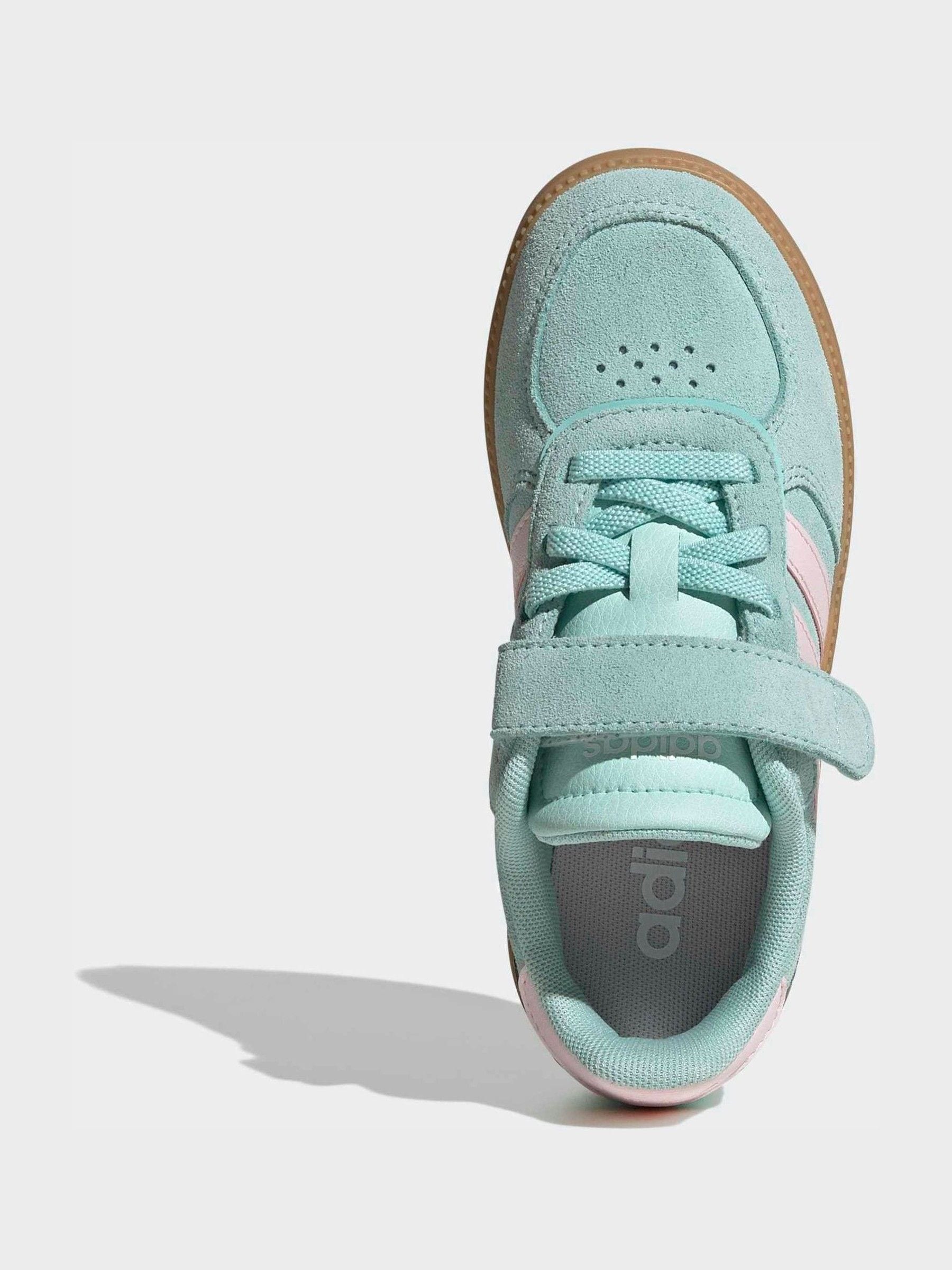 adidas Aqua Blue Breaknet Sleek Kids Trainers