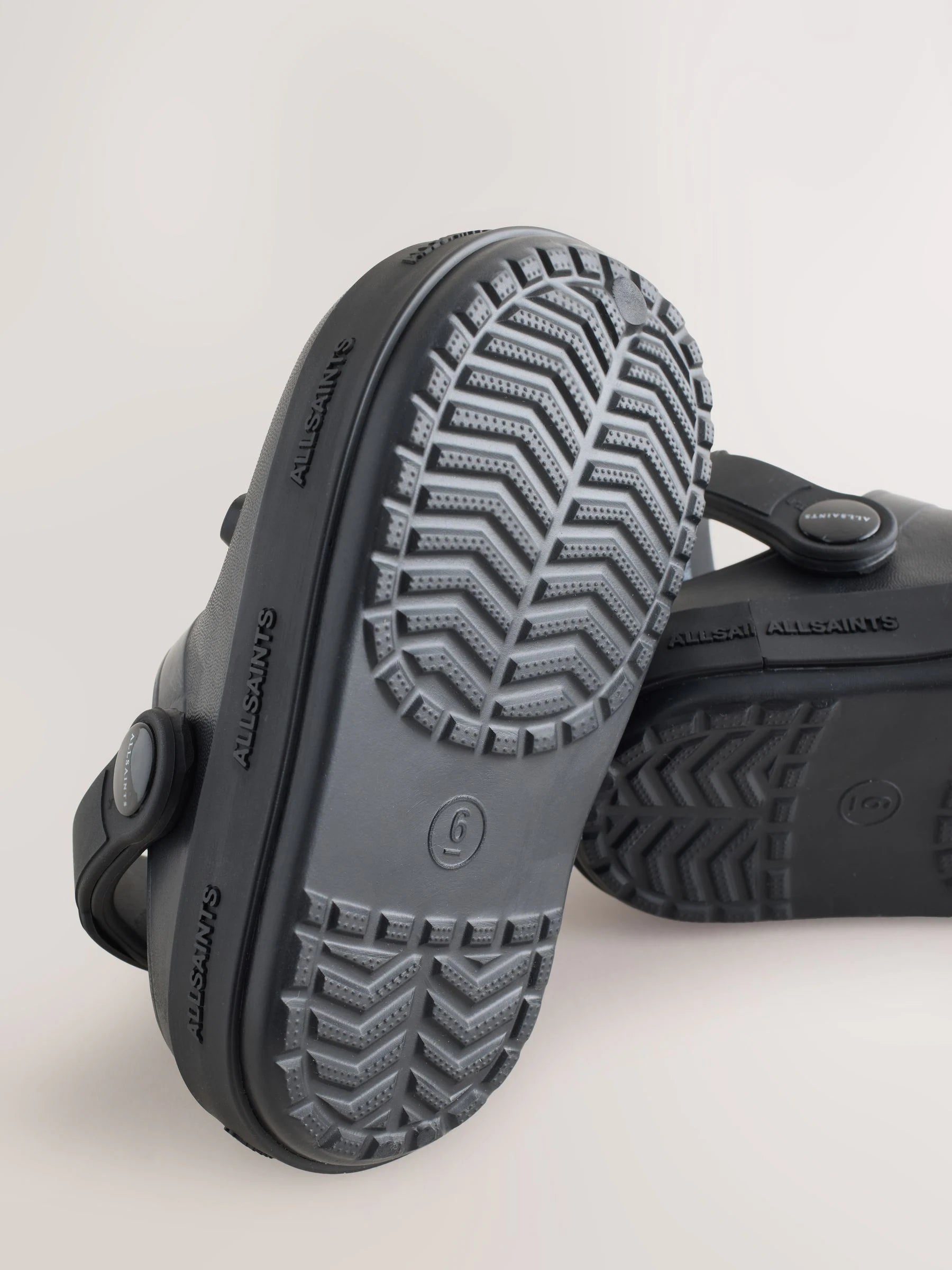 smallSAINTS Black Clog Sandals