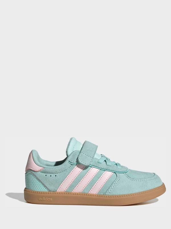 adidas Aqua Blue Breaknet Sleek Kids Trainers