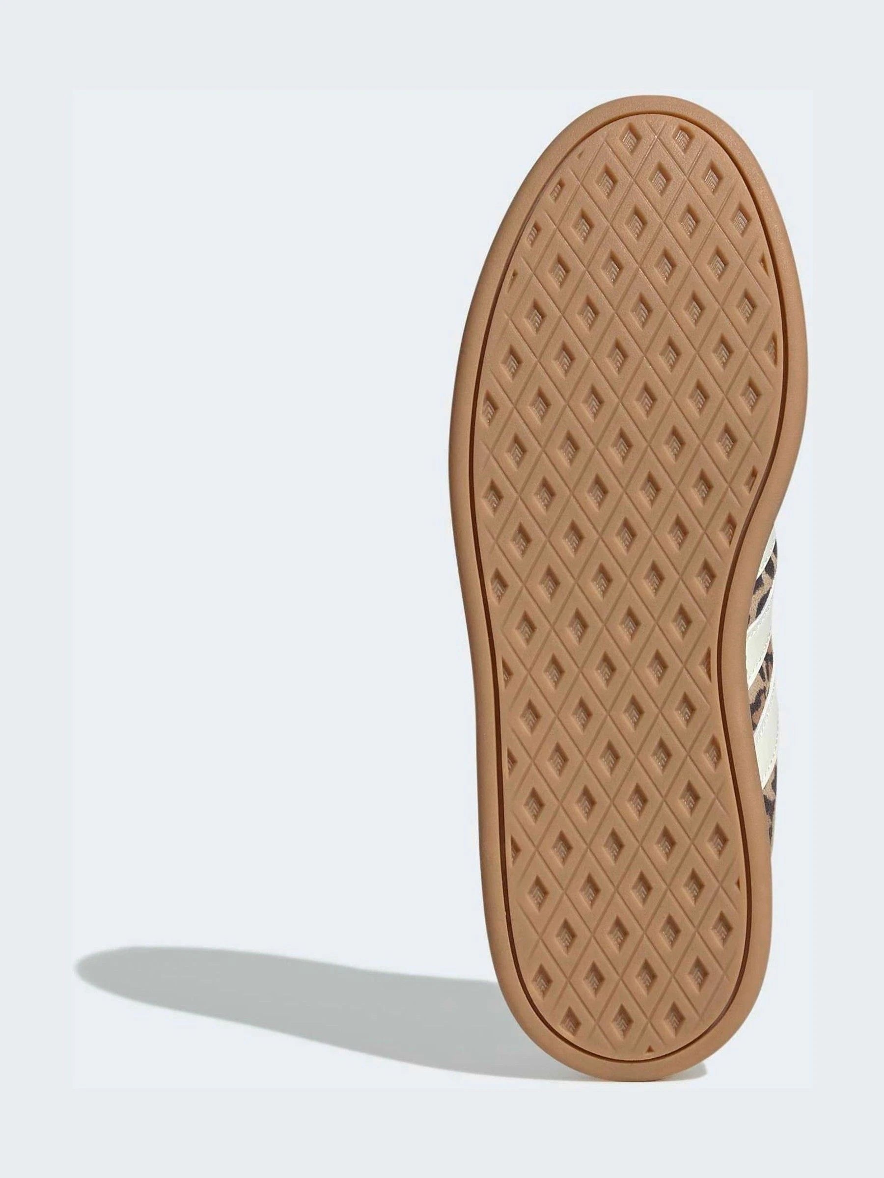adidas Brown Leopard Print Breaknet Sleek Trainers