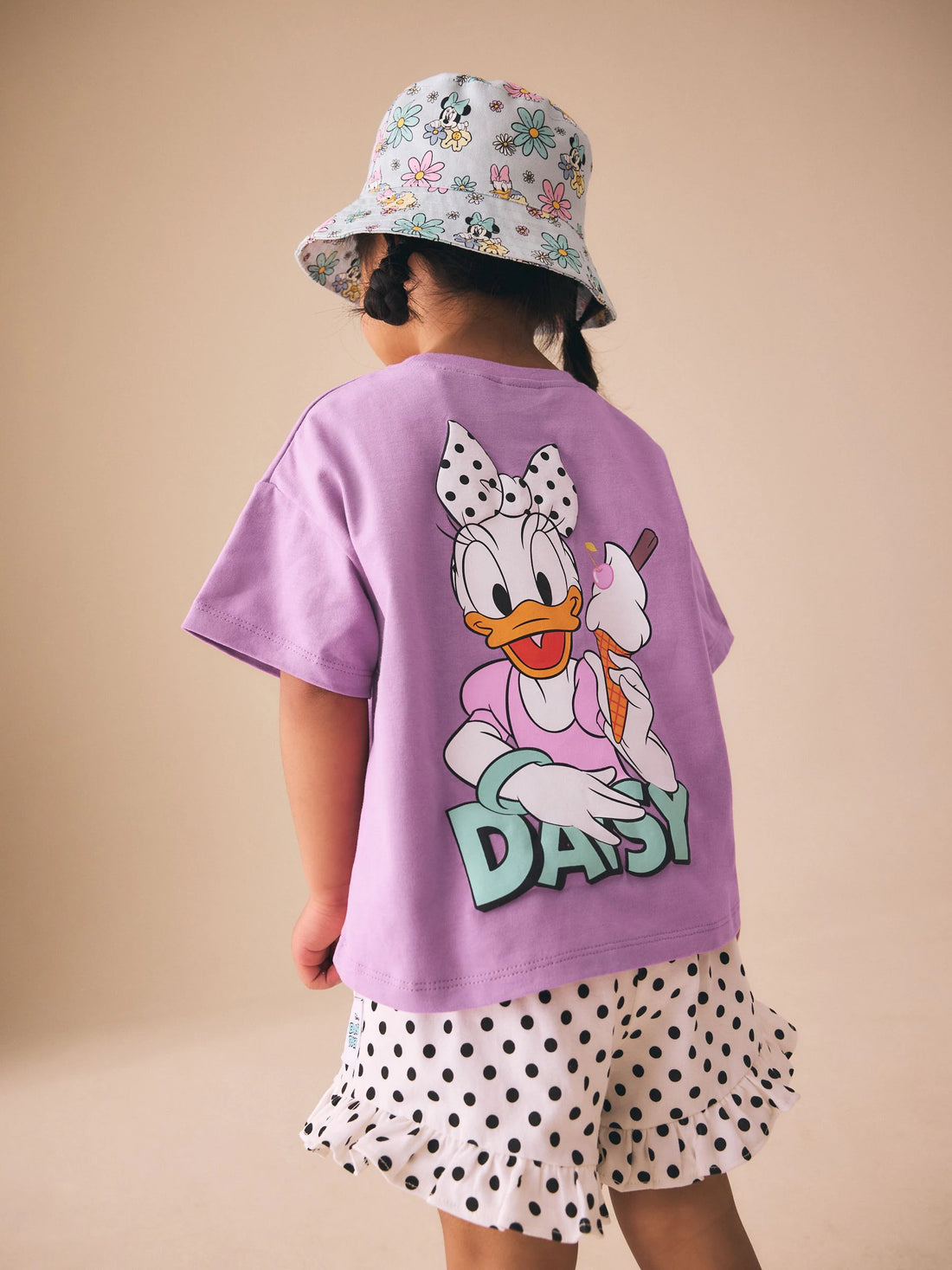 Purple Disney Daisy Duck Shorts Set (3mths-7yrs)