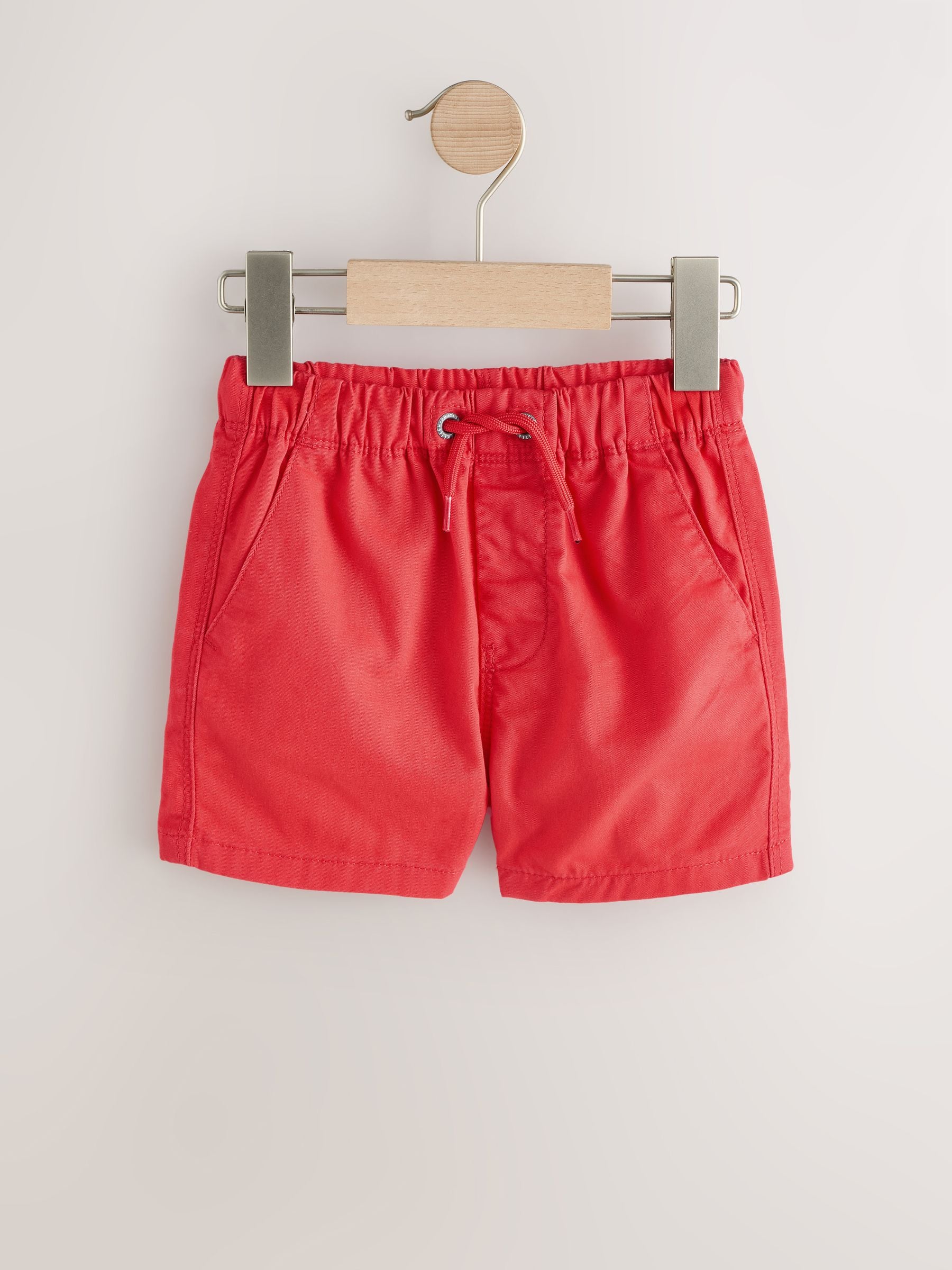 Red Pull On Shorts (3mths-7yrs)