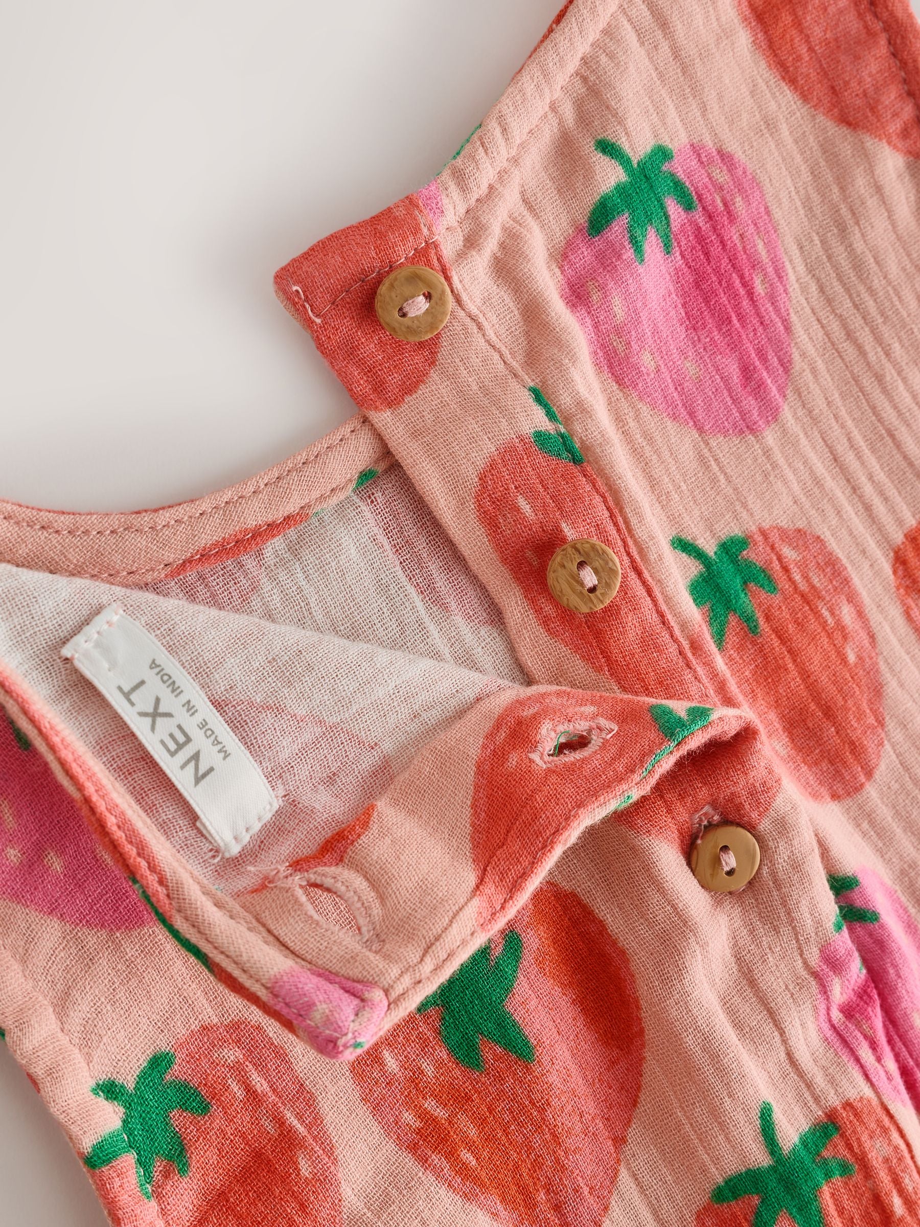 Pink Strawberry Print Top & Trousers Set (3mths-7yrs)