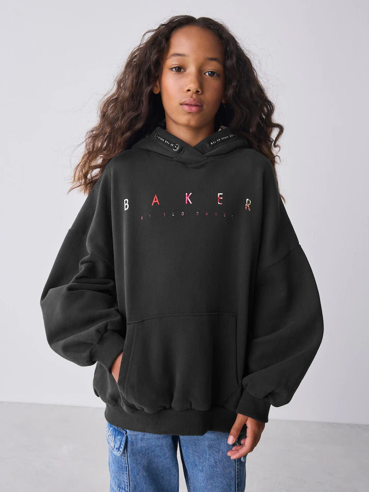Baker by Ted Baker Oversized Back Print Hoodie