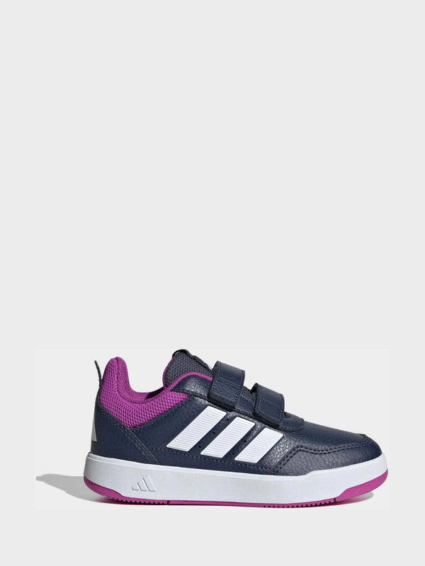 adidas Dark Blue/Purple Hook and Loop Tensaur Sport 3.0 Junior Trainers