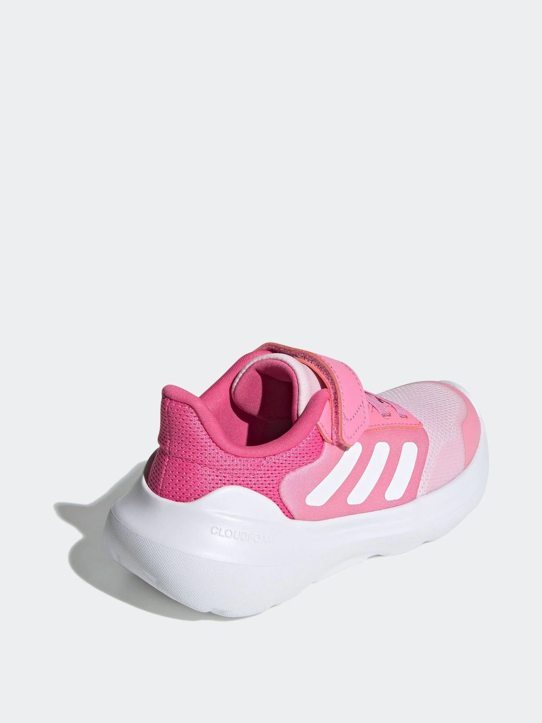 adidas Pink Tensaur Run 2.0 Hook and Loop Kids Trainers