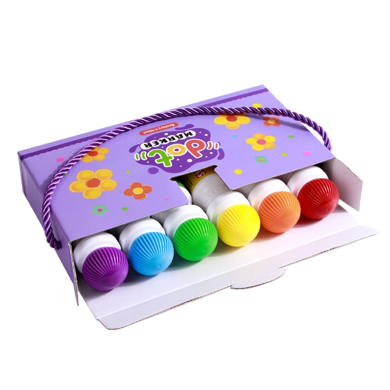 Stylish Dot Marker | Washable Paint Brush | Dabber Art Markers for Drawing | Attractive Colours