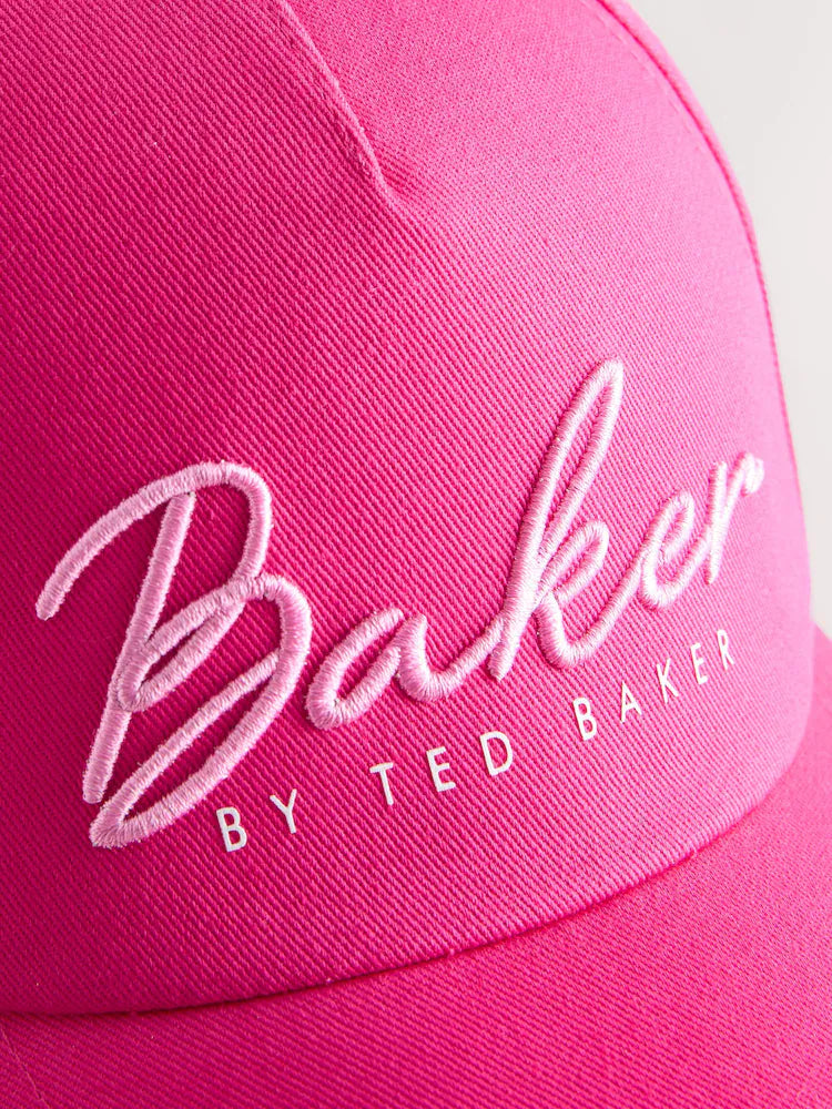 Baker by Ted Baker Logo Baseall Floral White Cap