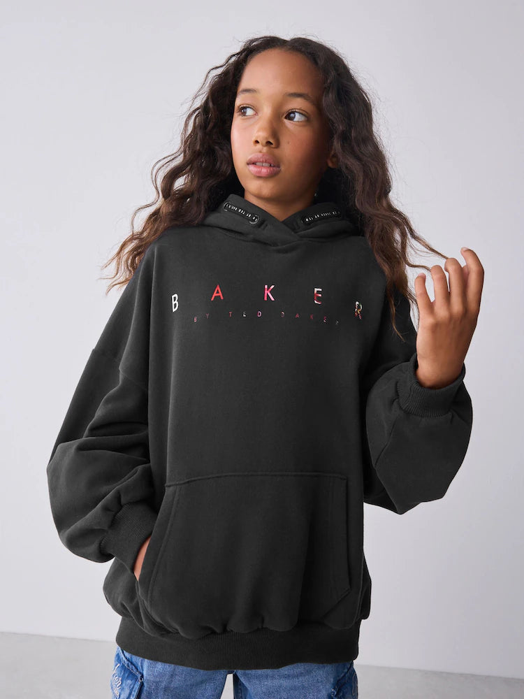 Baker by Ted Baker Oversized Back Print Hoodie