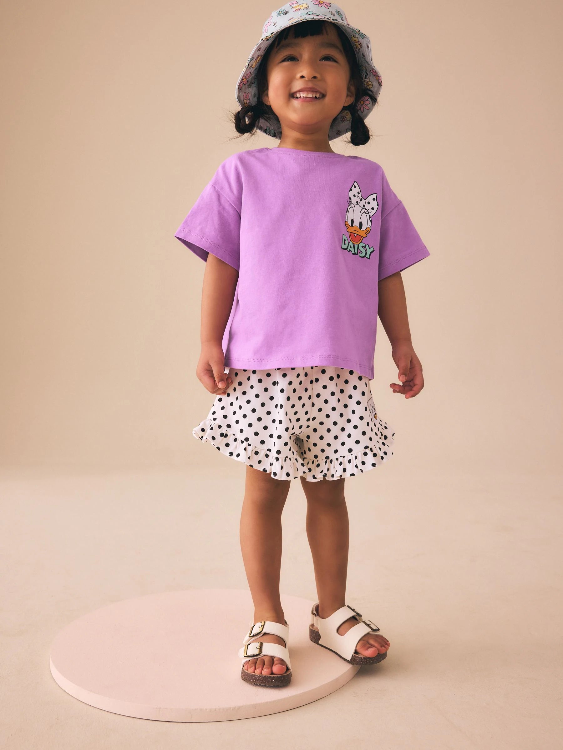 Purple Disney Daisy Duck Shorts Set (3mths-7yrs)