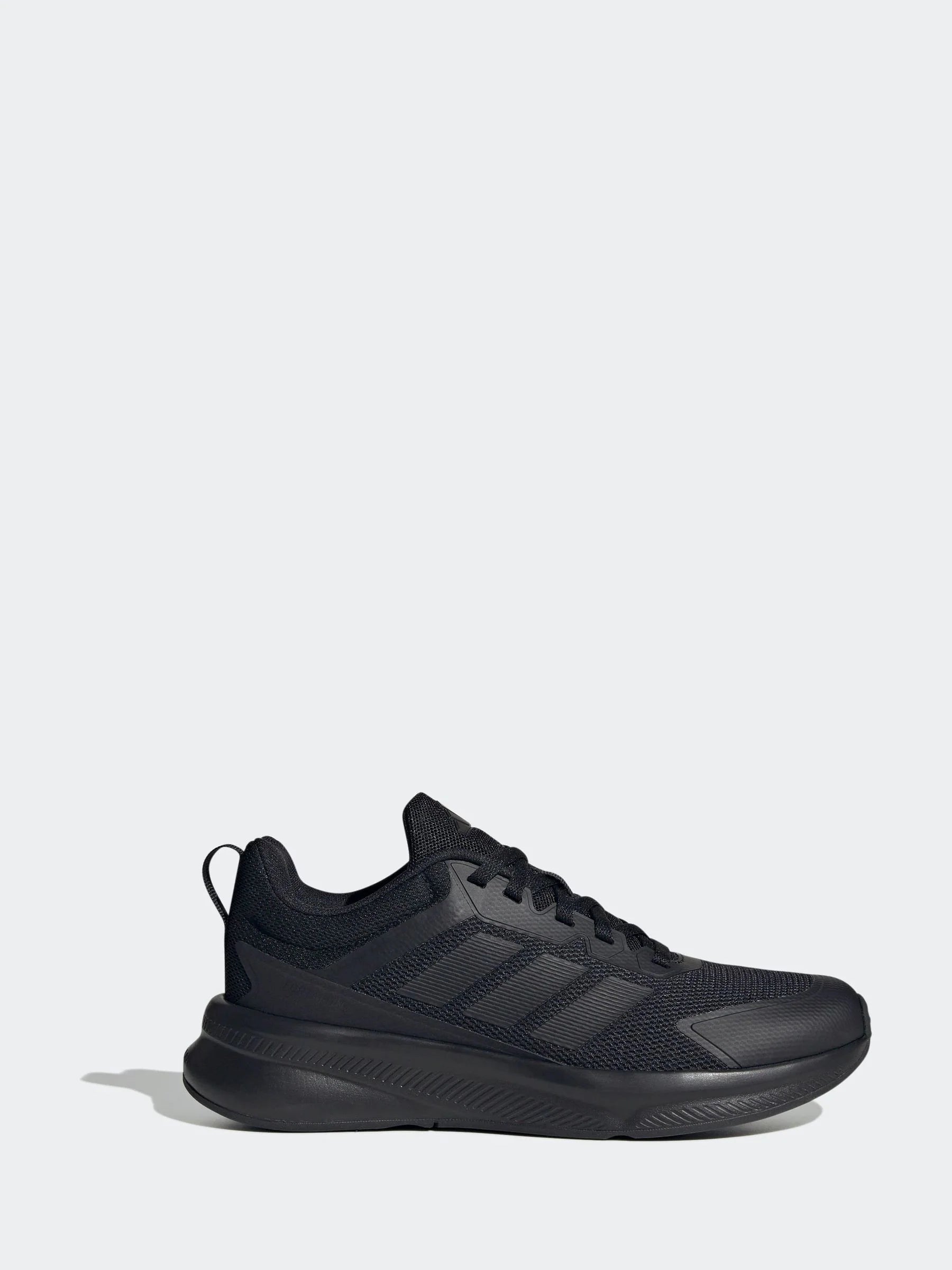 adidas Black Fortarun 4.0 Lace Junior Trainers