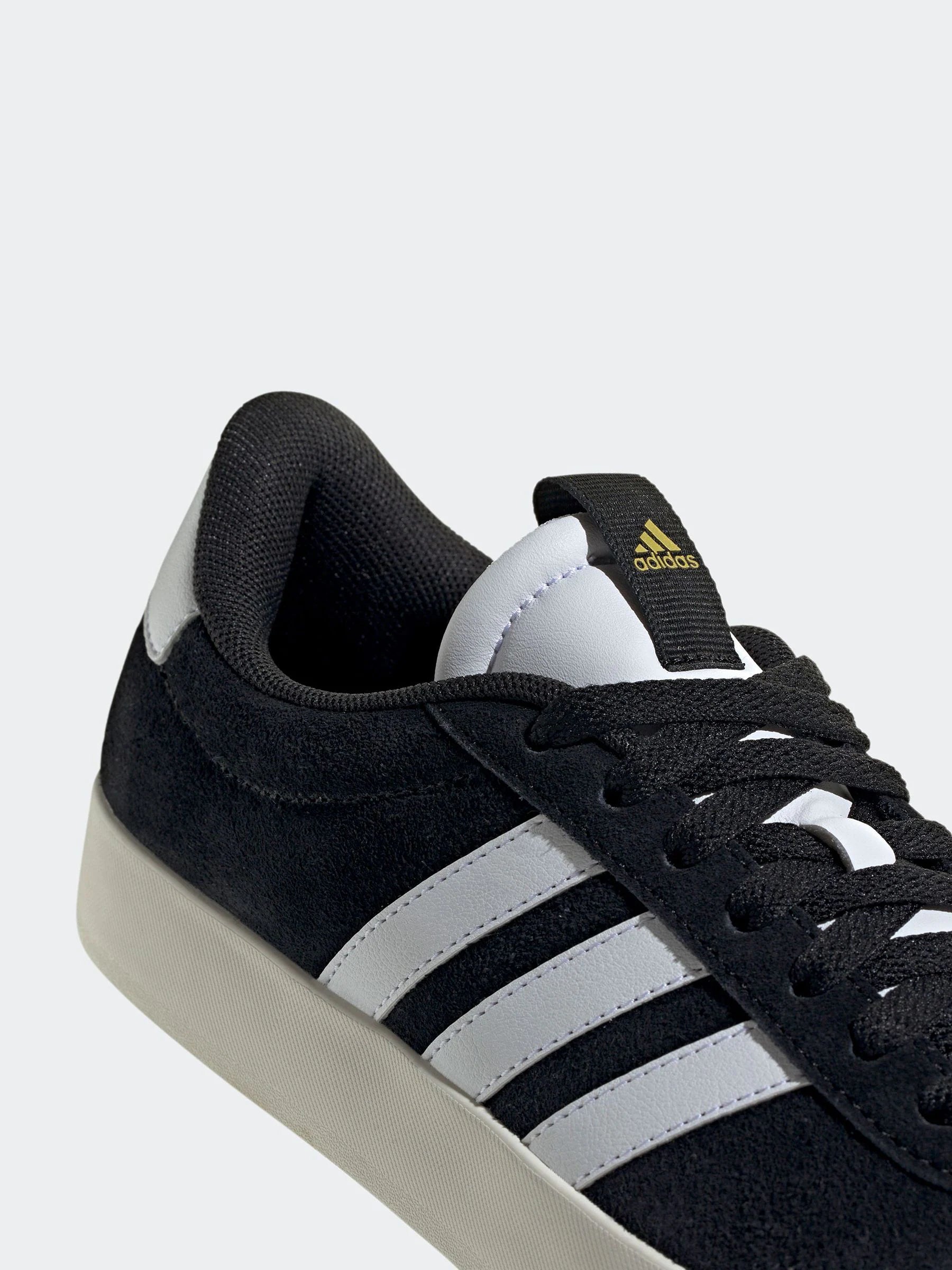 adidas Black Dark VL Court 3.0 Trainers