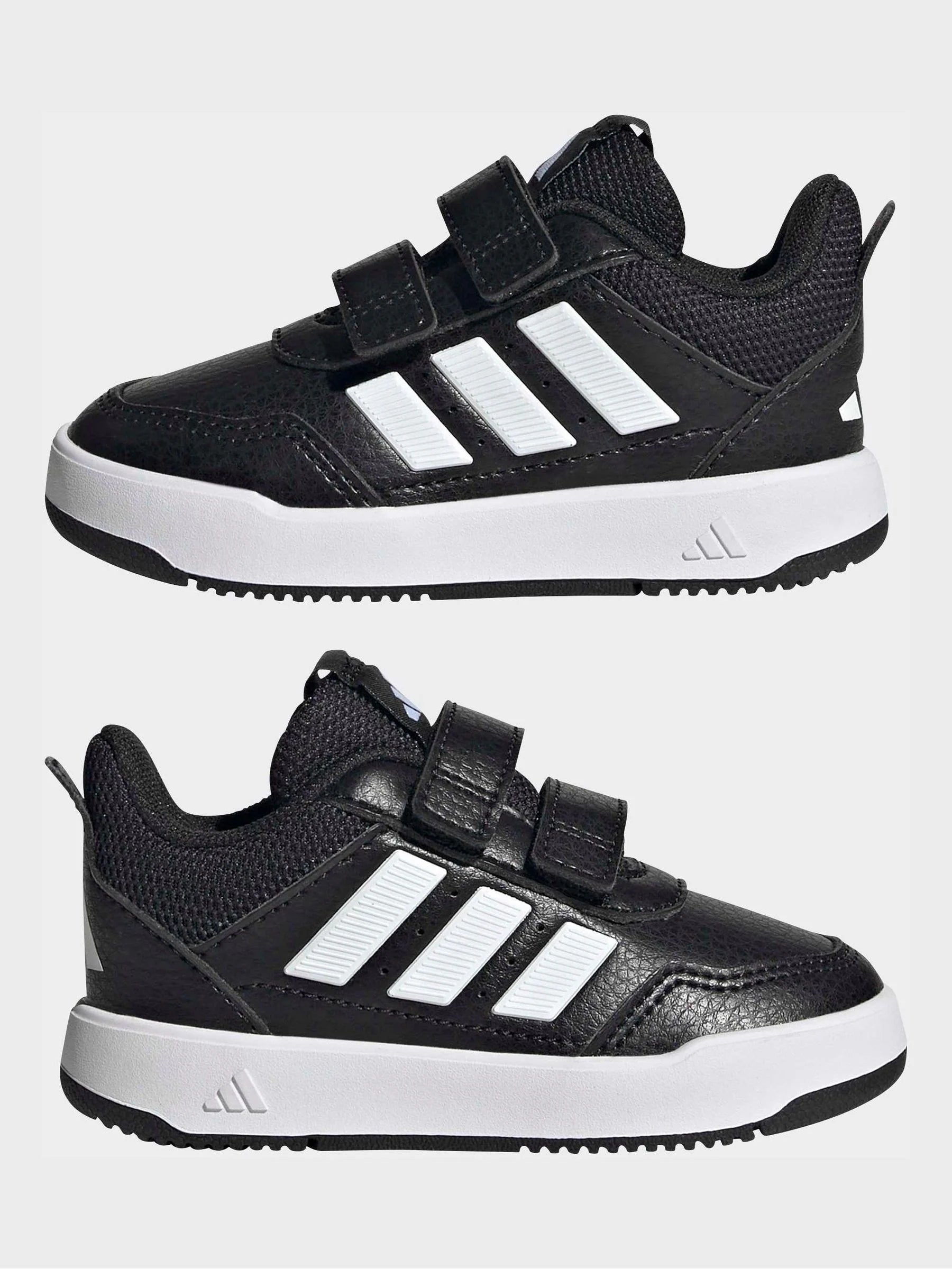 adidas Black/White Hook and Loop Tensaur Sport 3.0 Infant Trainers