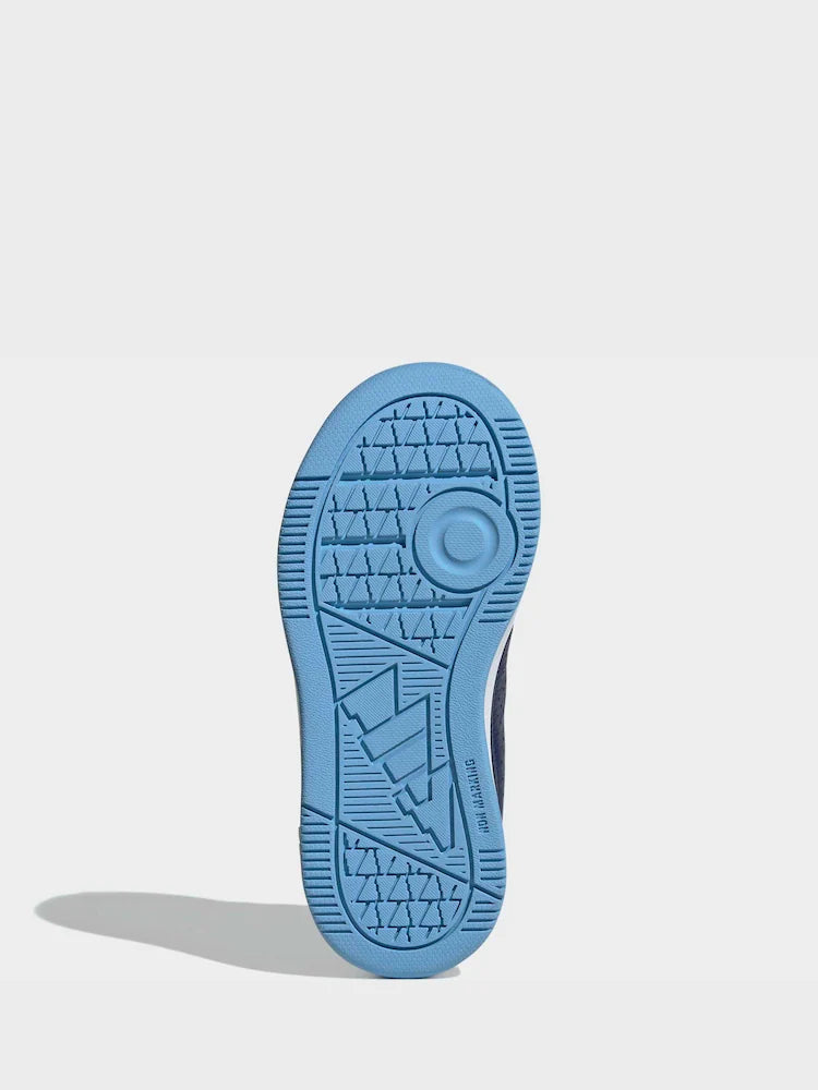 adidas Dark Blue Hook and Loop Tensaur Sport 3.0 Junior Trainers