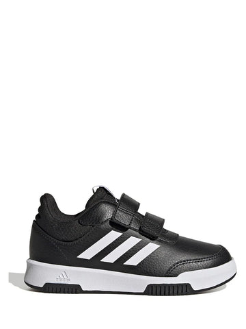 adidas Black/White Hook and Loop Tensaur Kids Trainers