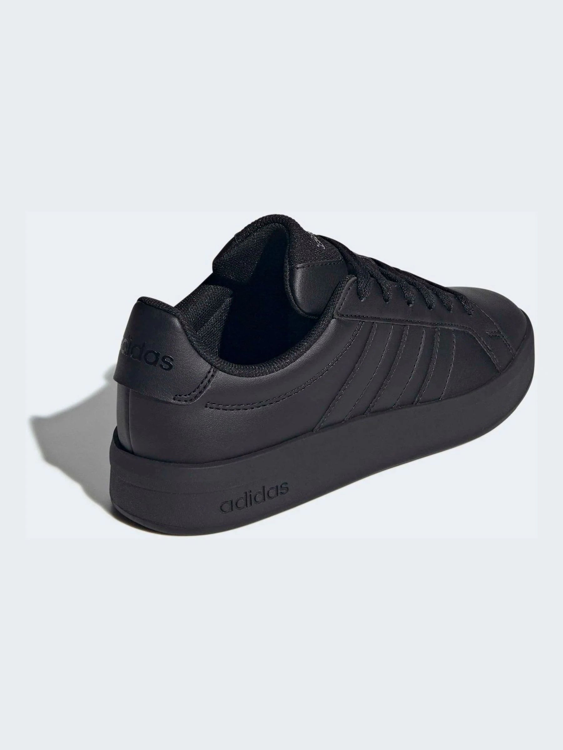 adidas Black Grand Court 3.0 Junior Trainers