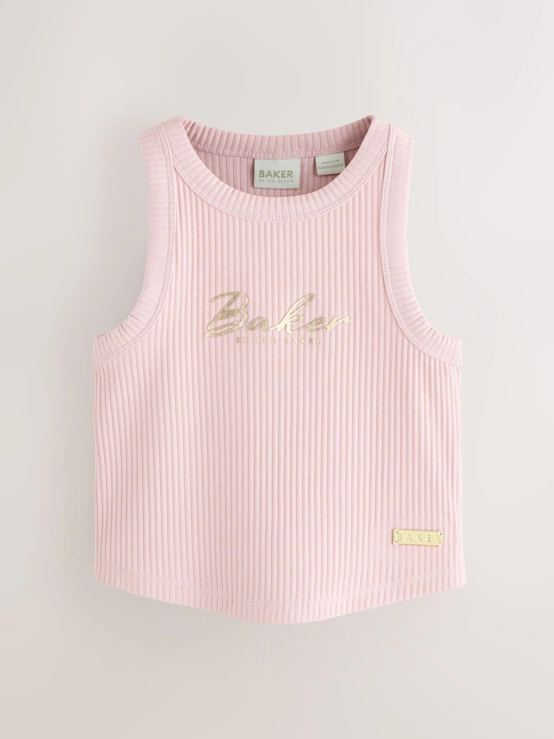 Baker by Ted Baker 3 Pack Ribbed Racer Back Vests