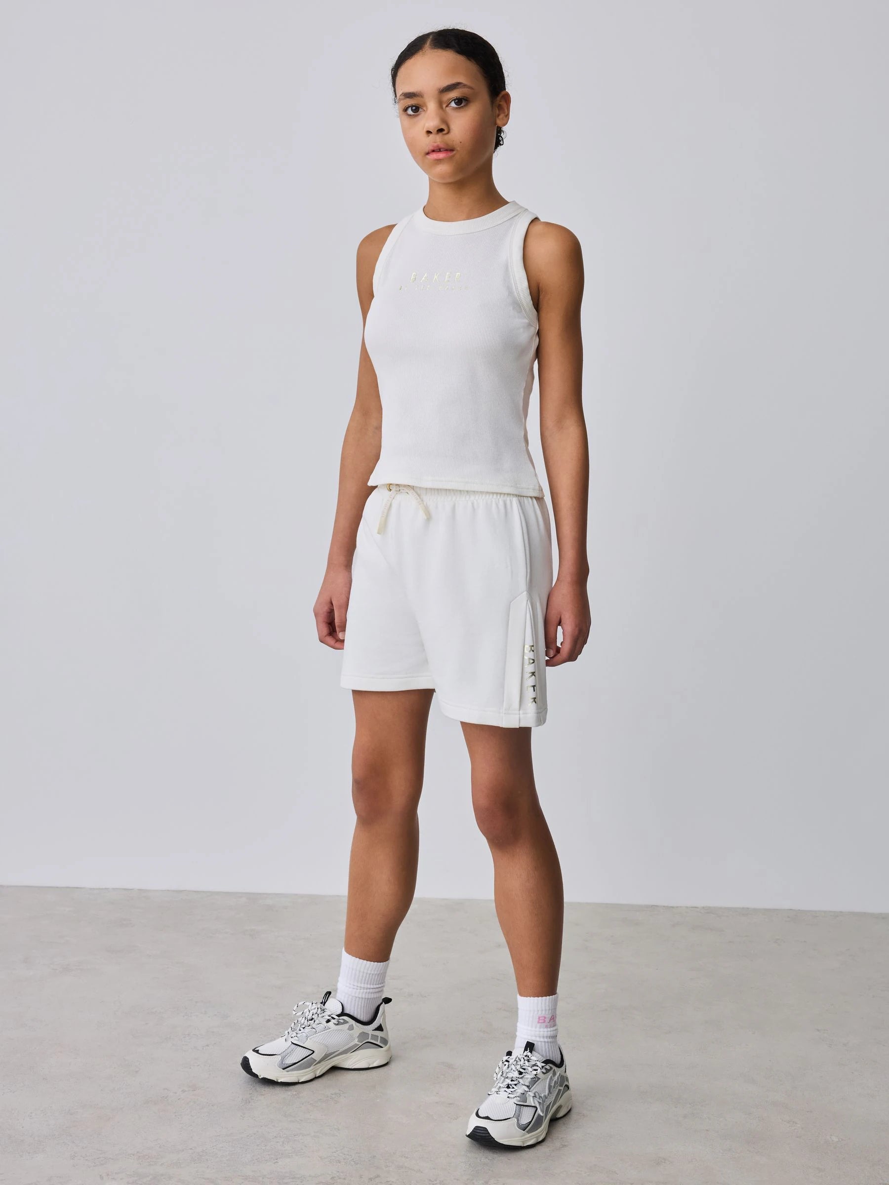 Baker by Ted Baker 2 Piece Racer Vest & Sweat Shorts Set