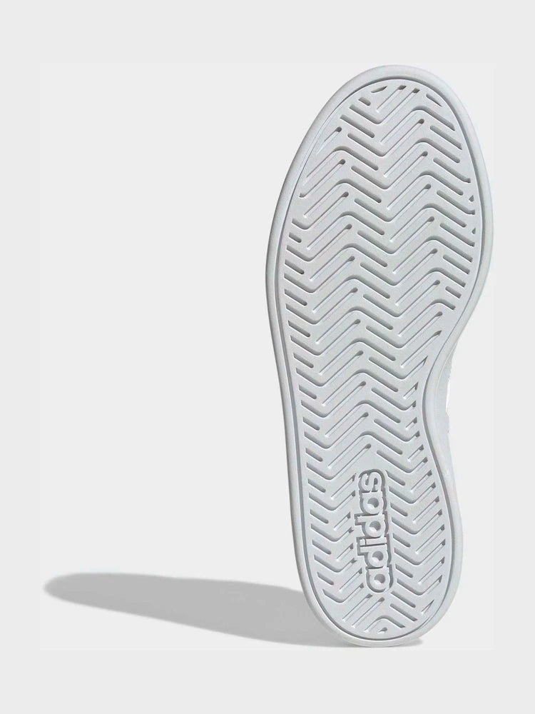adidas White Grand Court 3.0 Junior Trainers