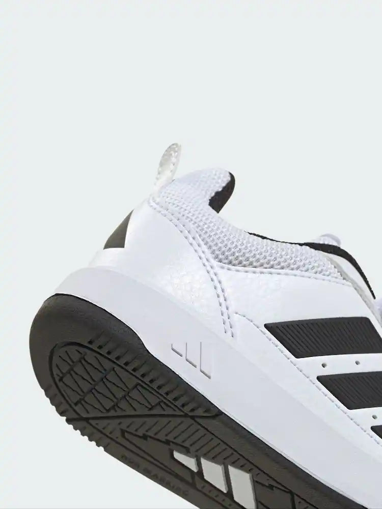 adidas White/Black Hook and Loop Tensaur Sport 3.0 Junior Trainers