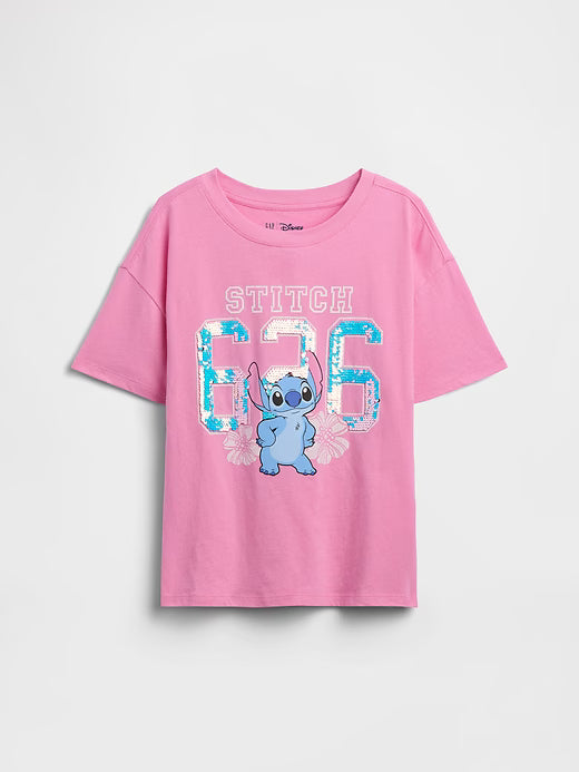 GapKids √ó Disney Lilo and Stitch Oversized Graphic T-Shirt
