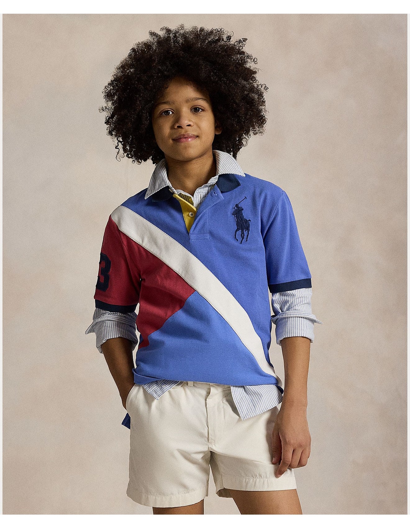 Big Pony Cotton Mesh Polo Shirt (8-20 Years)