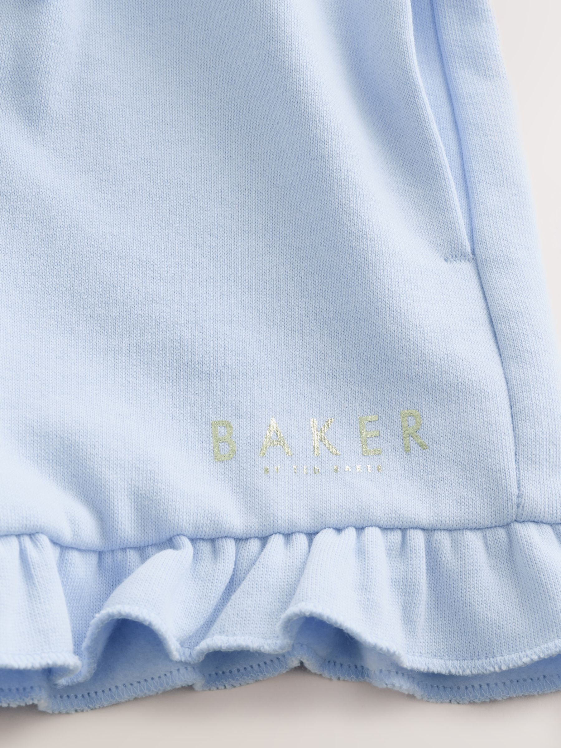 Baker by Ted Baker 2 Piece Oversized Back Graphic T-Shirt & Frill Short Set