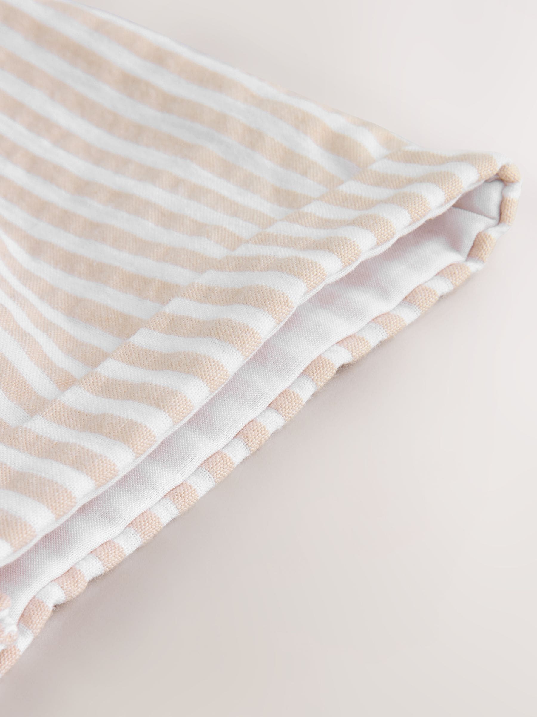 Neutral Stripe Woven Dungaree and Bodysuit Baby Set (0mths-2yrs)