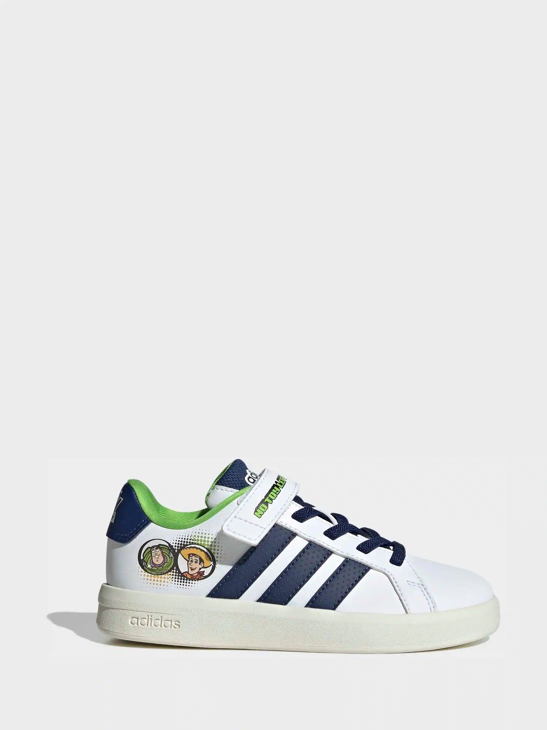 adidas White Grand Court Toy Story Elastic Laces Trainers