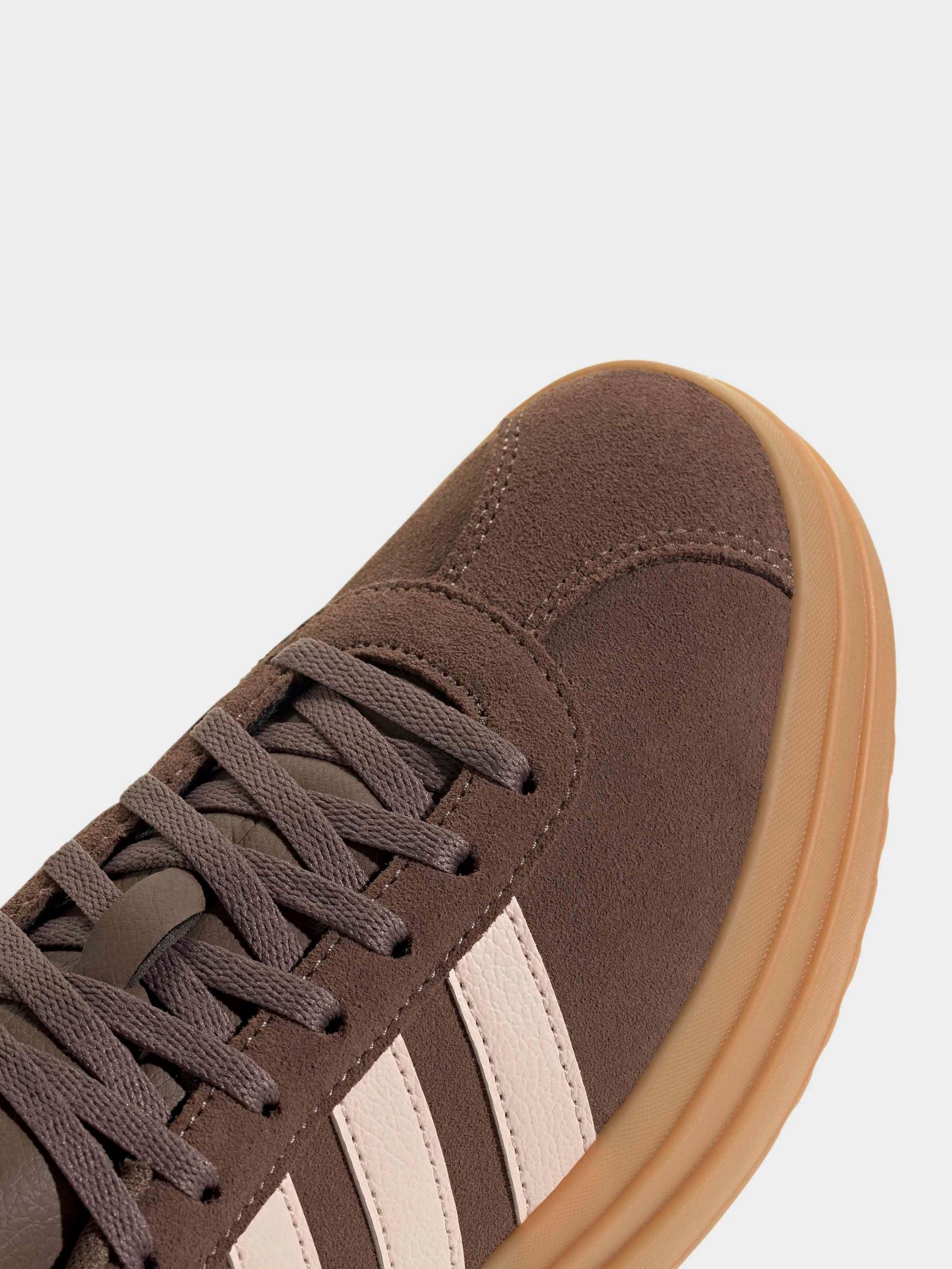adidas Brown/Pink VL Court Bold Trainers